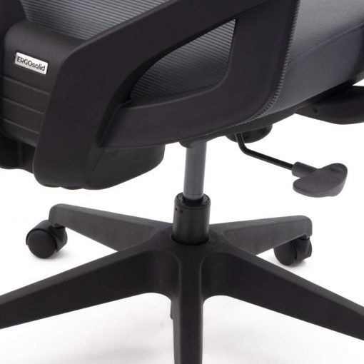 Ergonomiczny fotel biurowy Ergosolid Nario-150 szary