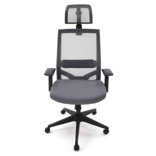 Ergonomiczny fotel biurowy Ergosolid Nario-150 szary