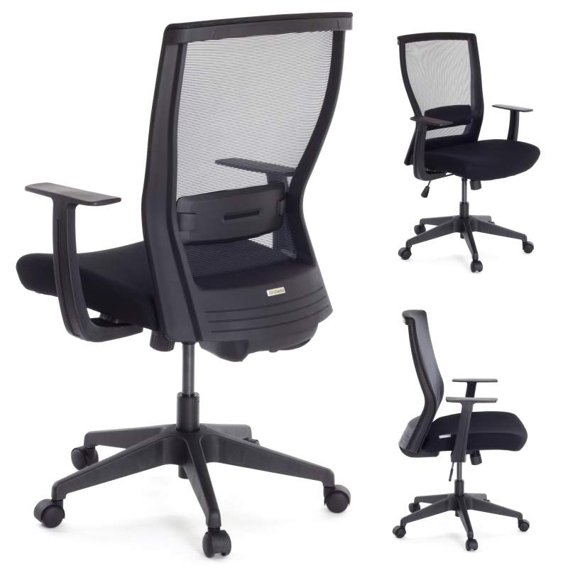 Ergosolid Nelo czarny - ergonomiczny fotel biurowy
